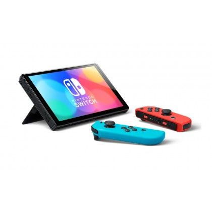 Nintendo Switch (OLED Model) Neon Blue/Neon Red