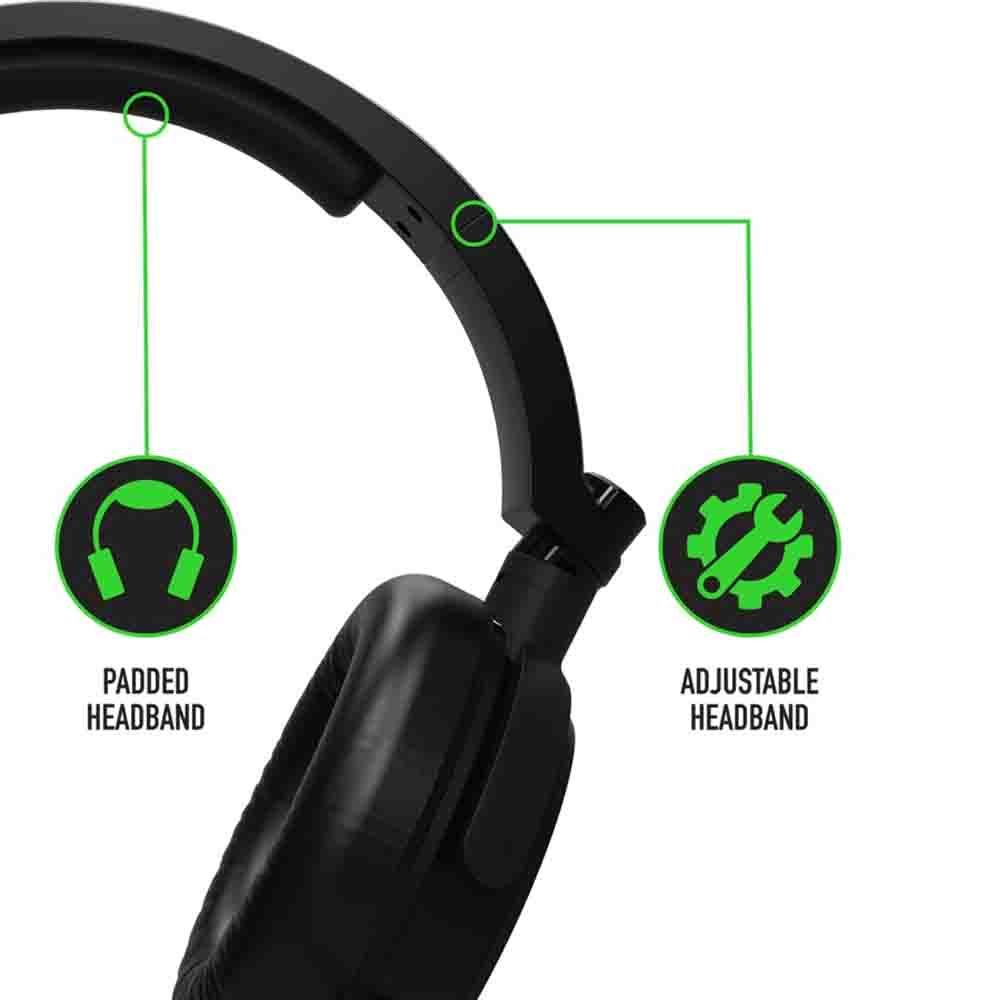 4Gamers C6-100 Gaming Headset - Black/Green