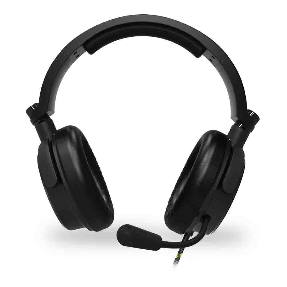 4Gamers C6-100 Gaming Headset - Black/Green