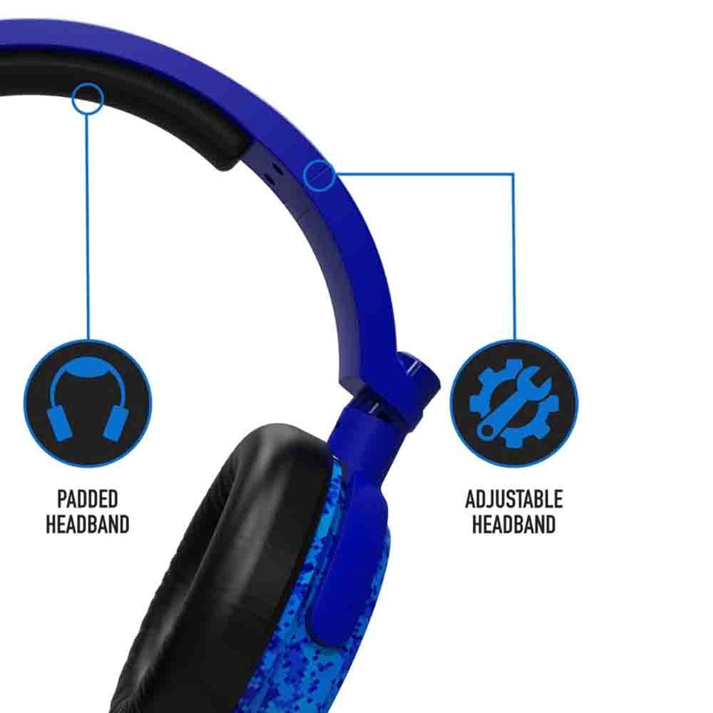 4Gamers C6-100 Gaming Headset - Blue Camo