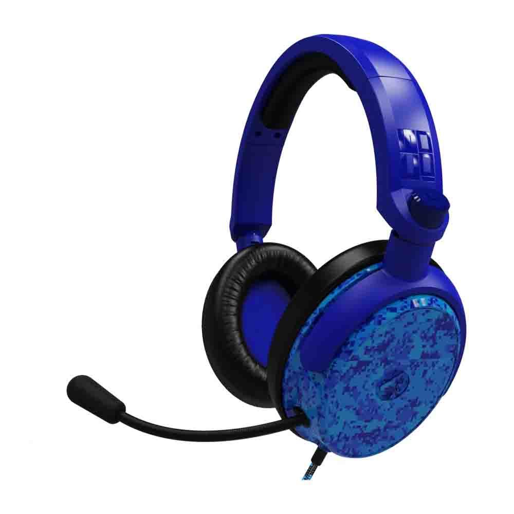 4Gamers C6-100 Gaming Headset - Blue Camo