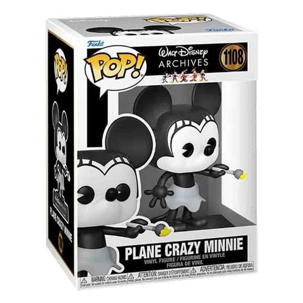 Funko 57623 Pop Disney: Minnie MoUSe- Plane Crazy Minnie(1928)