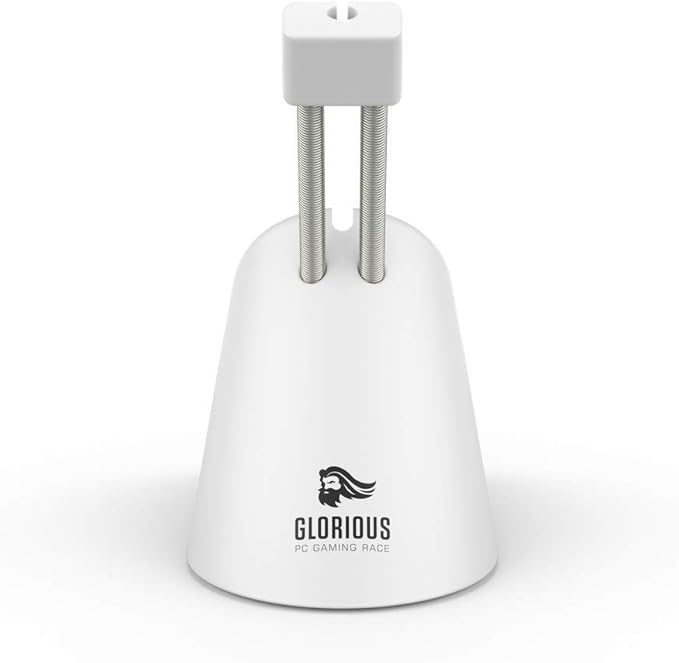 Glorious Gaming Mouse Bungee - Flexible Mouse Cable Management - Gaming Mouse Accessory (White)