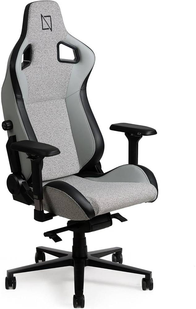 NAVODESK APEX FUSIONWEAVE GAMING CHAIR  - LIGHT GREY