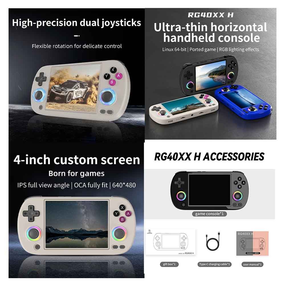 Anbernic RG40XX H Retro Handheld Game Console