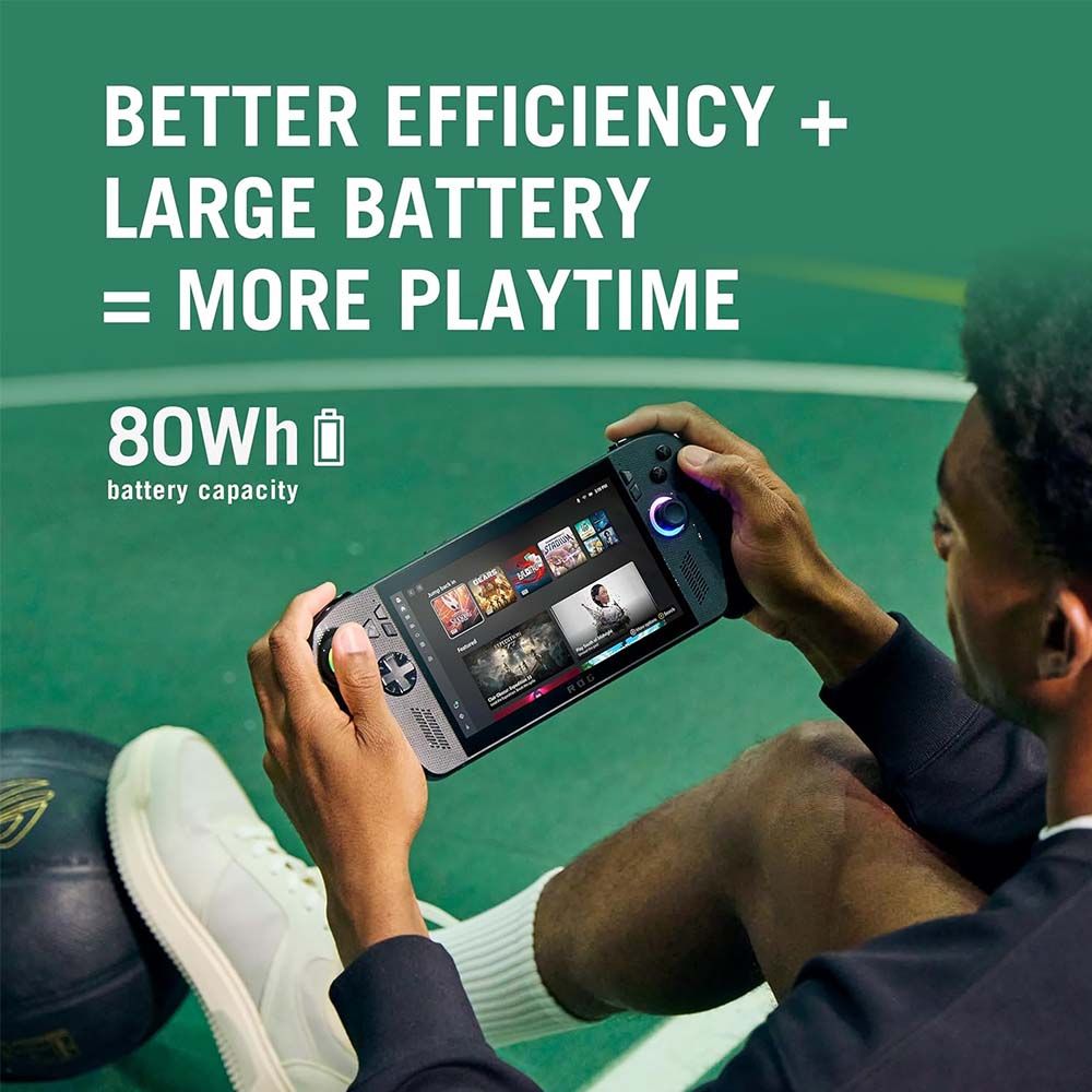 Asus ROG Xbox Ally X Gaming Handheld Black | AMD Ryzen AI Z2 Extreme, AMD Radeon Graphics, 24GB RAM, 1TB SSD, 7"FHD 120Hz Display, Win11 [RC73XA-NH011W]
