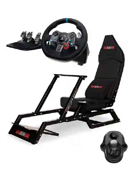 Next Level Racing FGT Simulator Cockpit Bundle (G29 and Shifter)