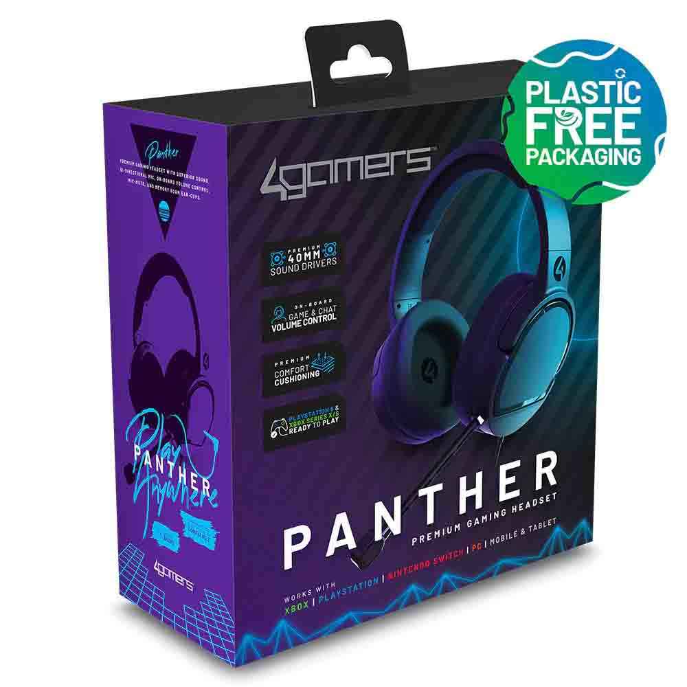 4Gamers XP Panther Wired Gaming Headset (Black) - Xbox Series X