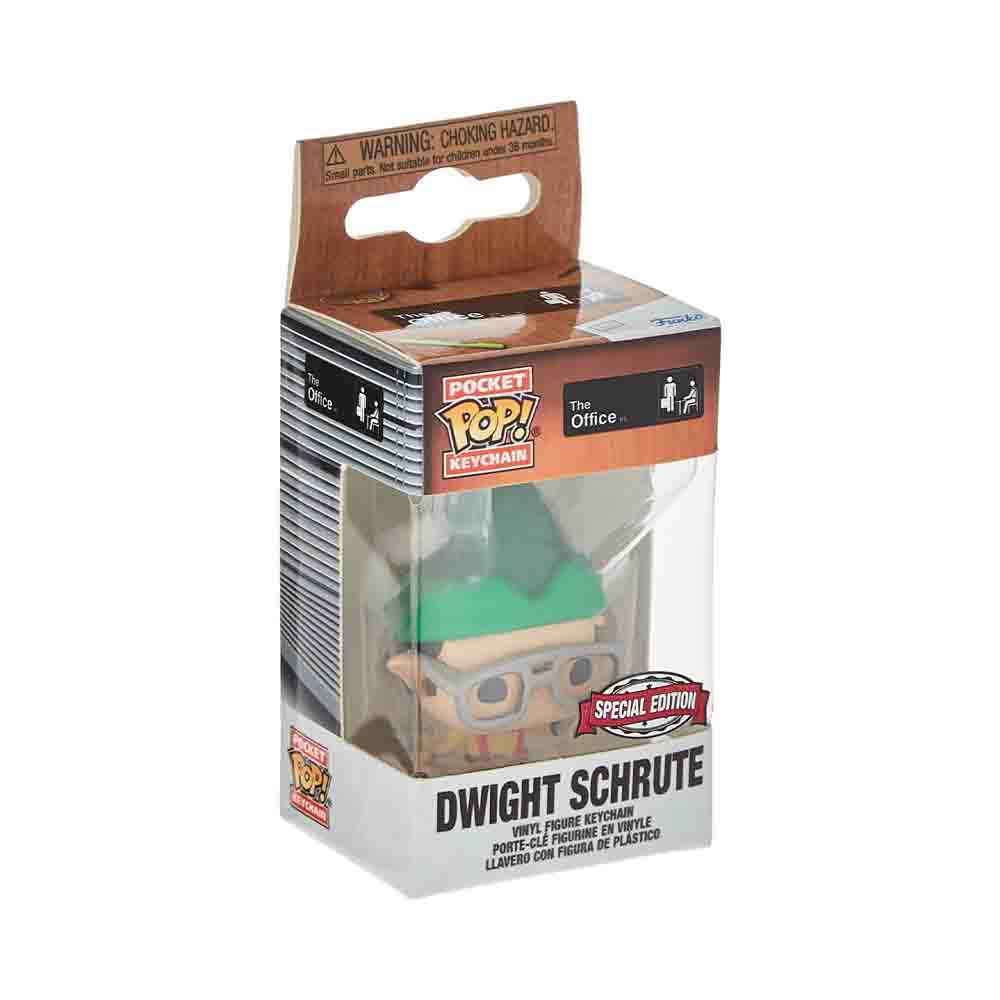 Funko Pocket Pop! Keychain: The Office- Dwight As Elf (Exc)