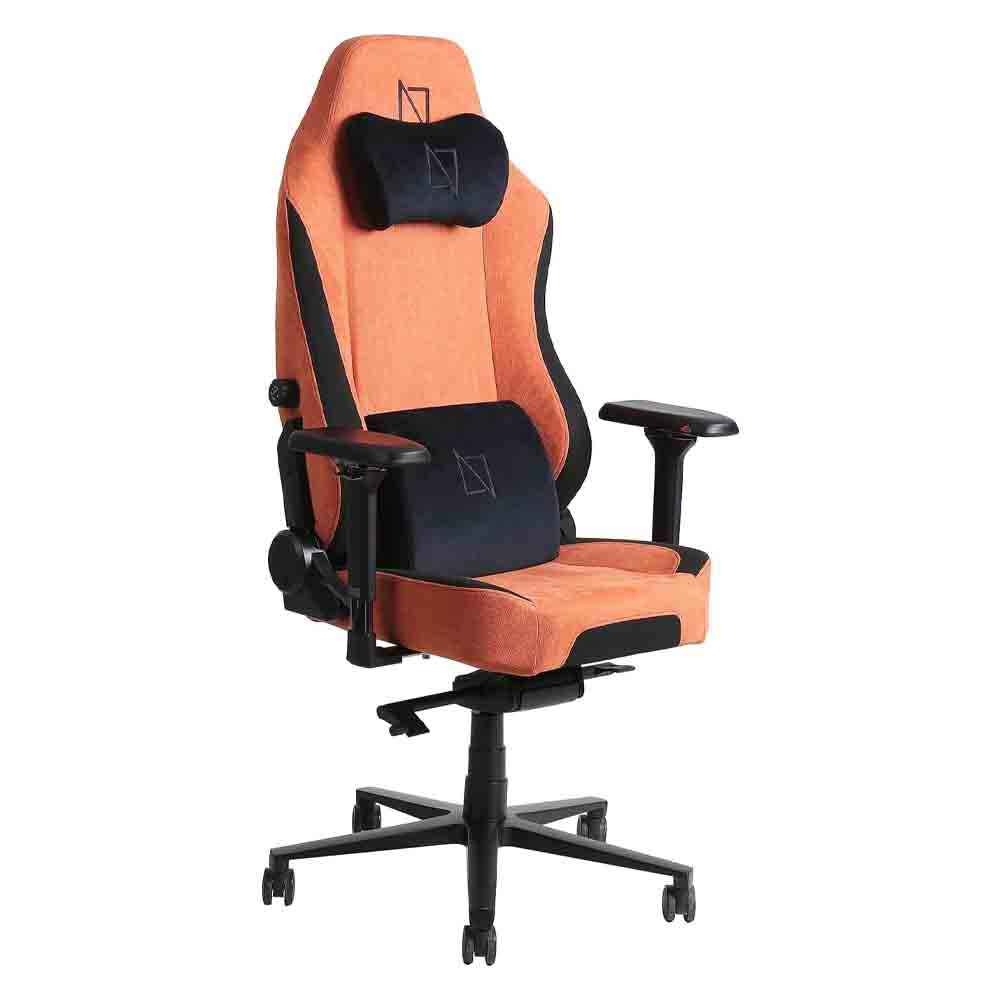 APEX Soft Fabric Gaming Chair Coral Red Medium