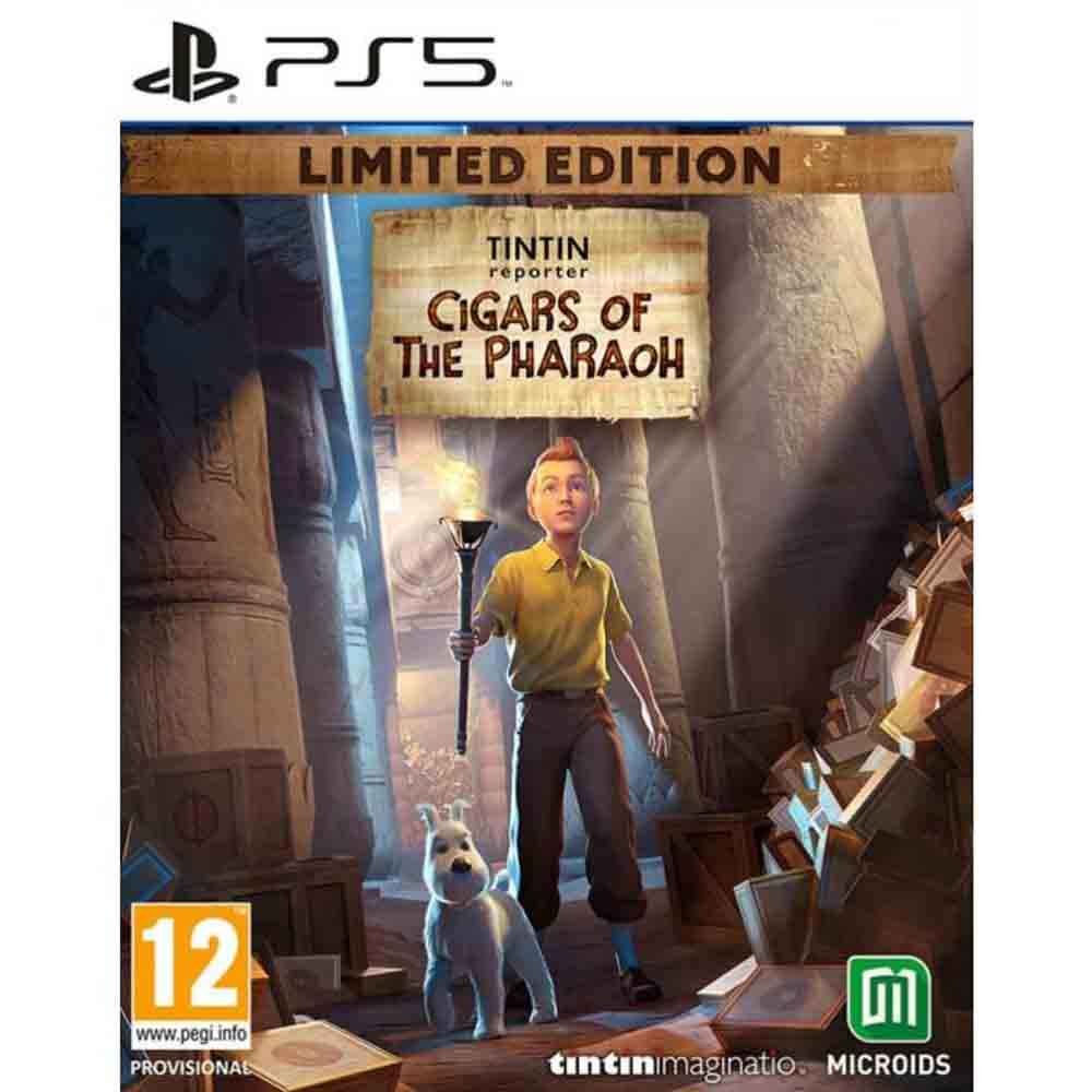 Tintin Reporter The Cigars Of The Pharaoh Limited Edition PS5