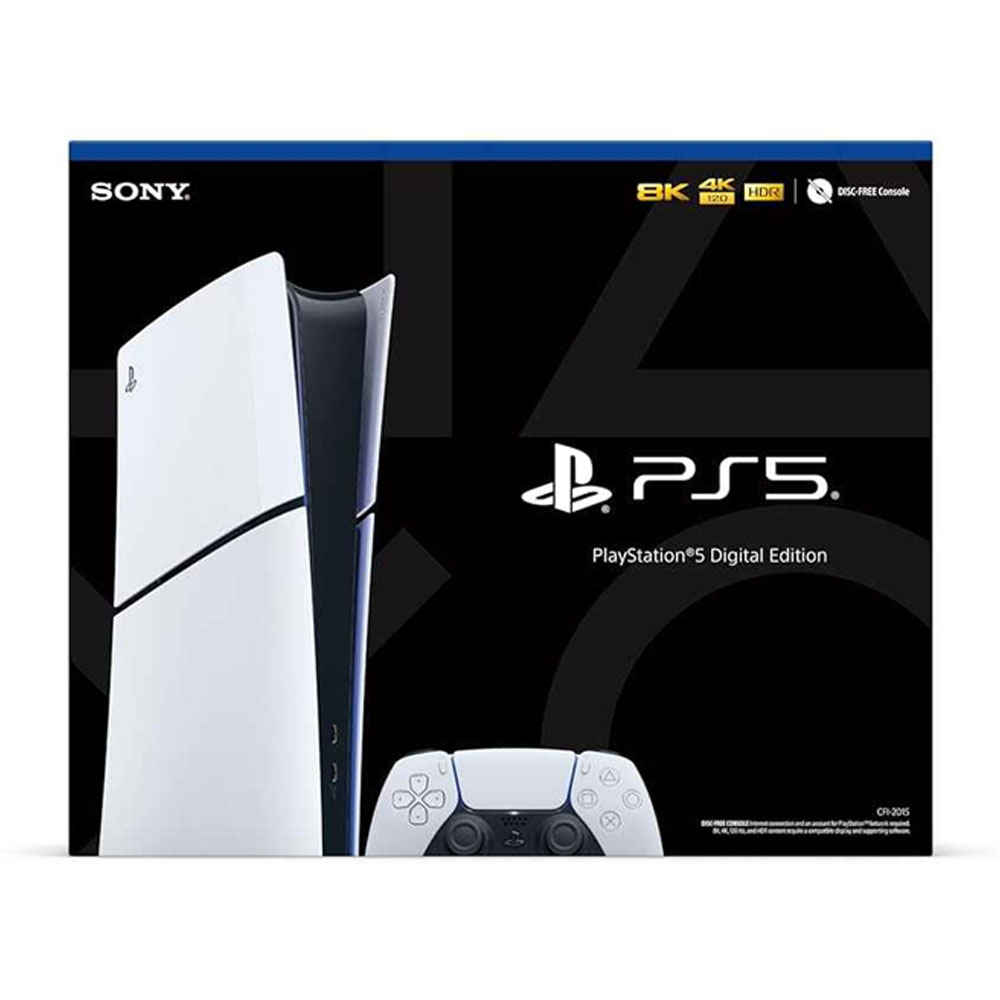 Sony PlayStation 5 Slim Standard Edition Console, Detachable Disk Drive,  Support 4K @ 120Hz, x86-64-AMD Ryzen Processor, AMD Radeon RDNA 2 GPU, 16GB  RAM, Built-In 1TB SSD Storage