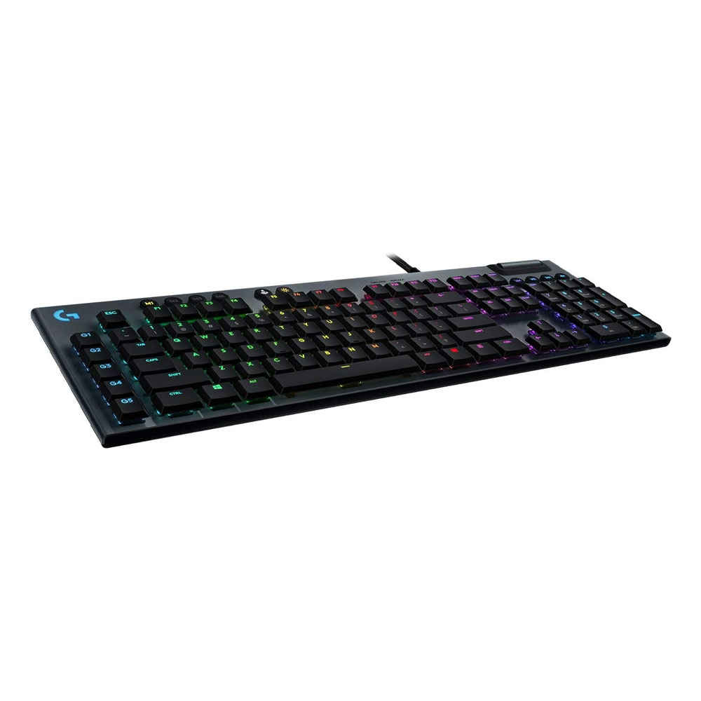 Logitech G815 LIGHTSYNC RGB Mechanical Gaming Keyboard – GL Tactile - CARBON - US INT'L - USB