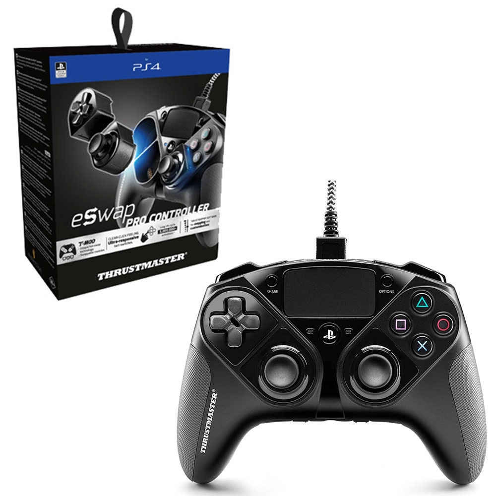 Thrustmaster ESwap Pro Controller, Versatile, Wired Professional Controller For PS4 And PC - Black | ESWAP PRO