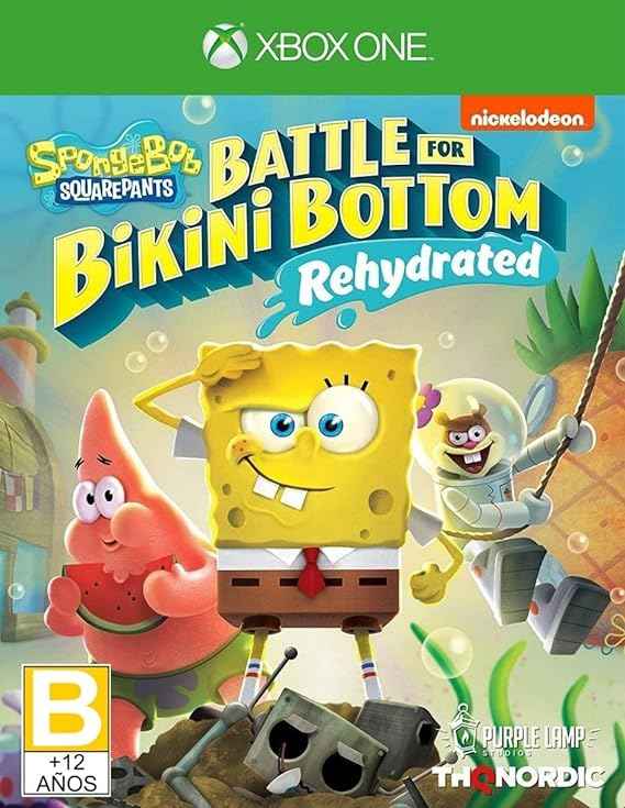 Spongebob SquarePants Battle for Bikini Bottom Rehydrated Xbox One