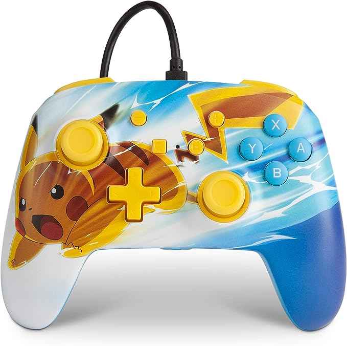 Nintendo Switch – Pikachu Charge Pokémon Enhanced Wired Controller