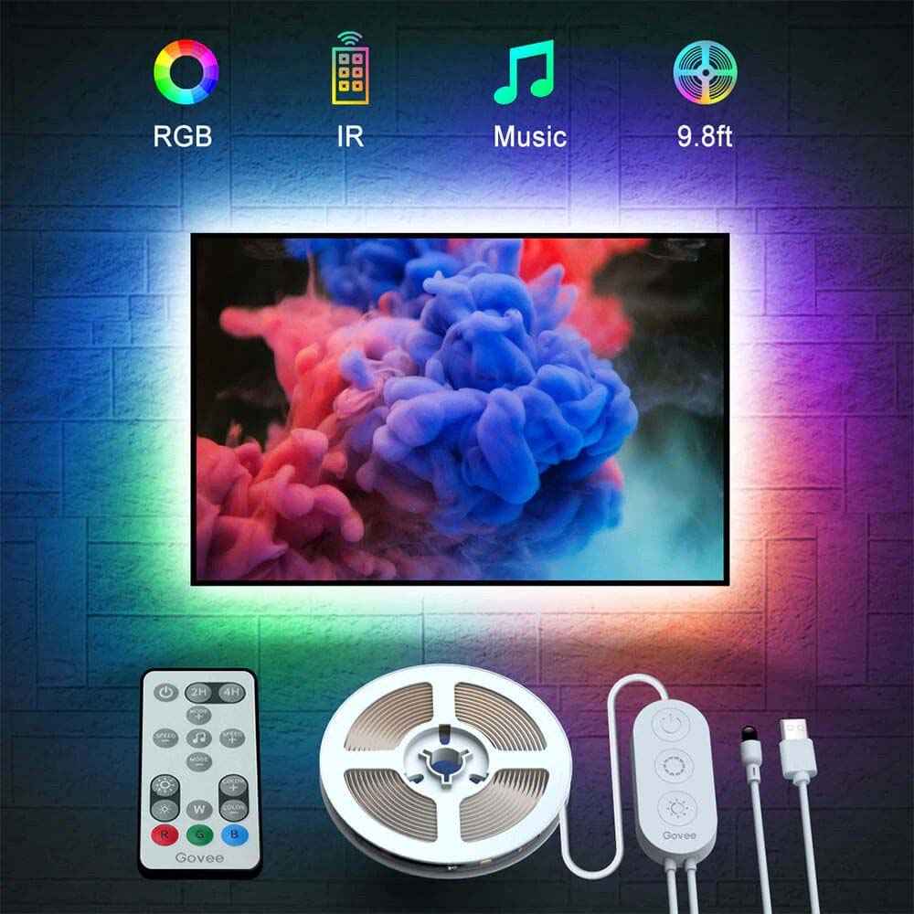 Govee RGB LED TV Backlights with Remote for 46-60 inch TVs