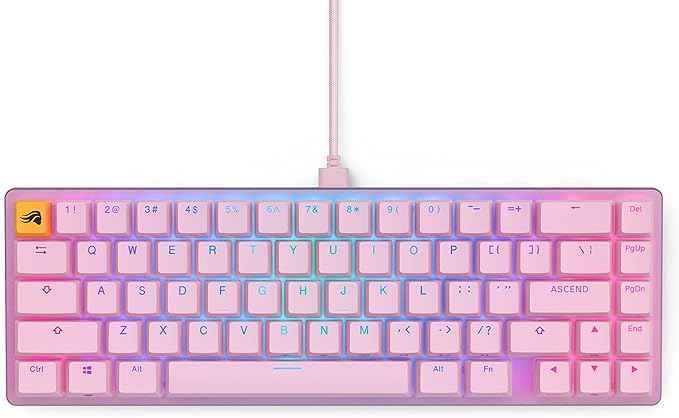 Glorious GMMK2 65% Keyboard Pre-Built - Pink