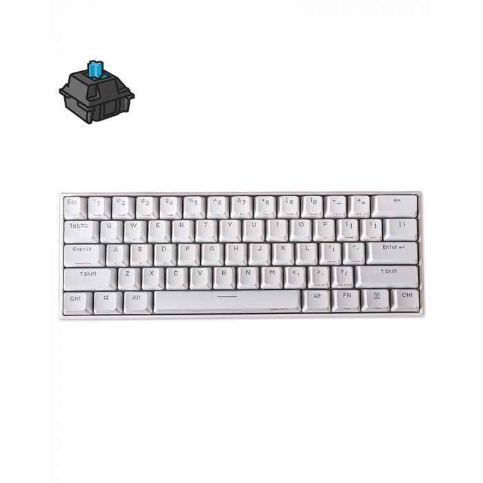 Anne Pro 2 White Cherry Blue Switch Gaming Keyboard