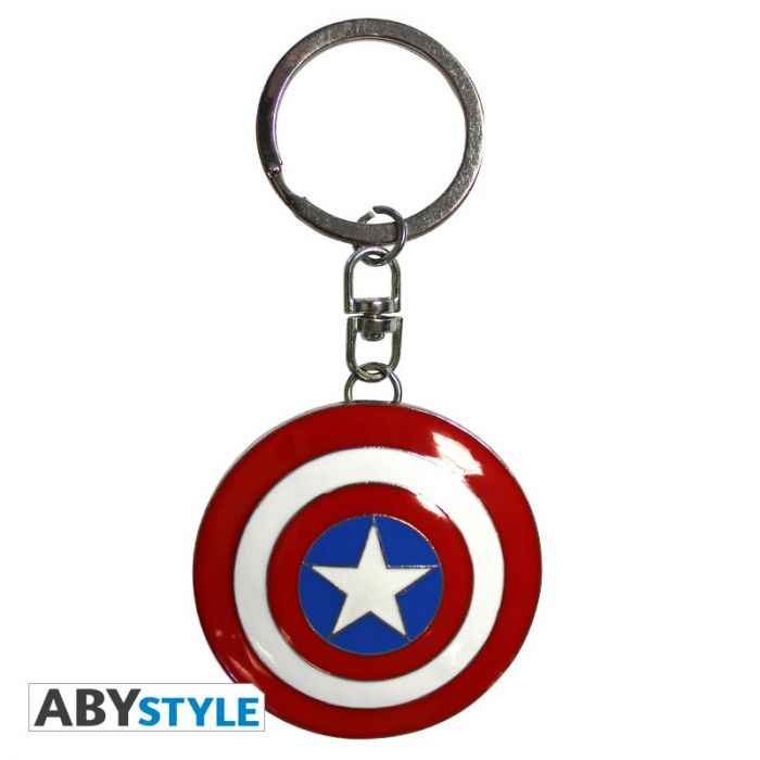 Avengers Captain America 3D Shield Keychain