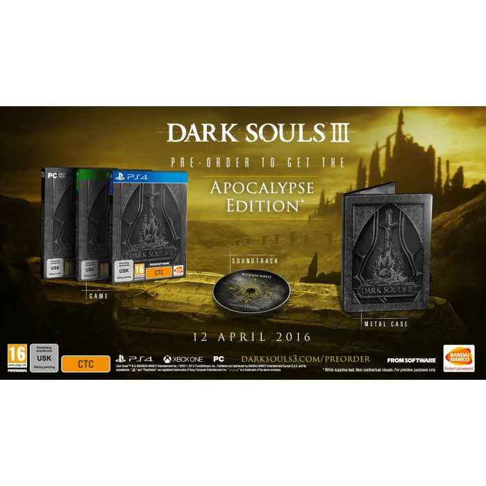 Dark Souls III Apocalypse Edition PS4