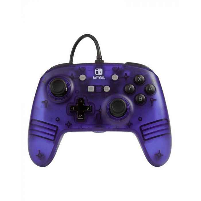 Enhanced Wired Controller For Nintendo Switch Purple Frost