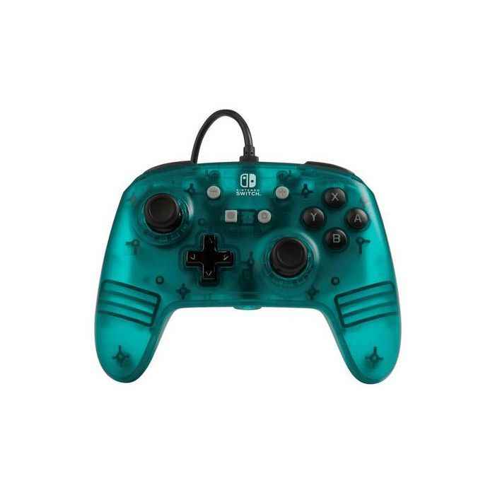 Enhanced Wired Controller For Nintendo Switch Teal Frost