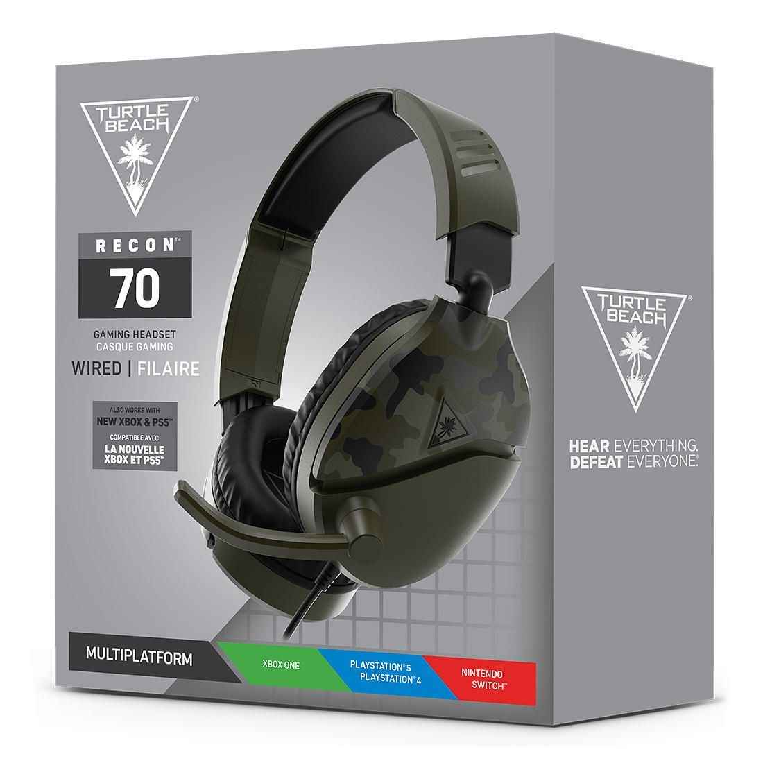 Gaming Headset Turtle Beach Ear Force Recon 70P Camo Green - PS4