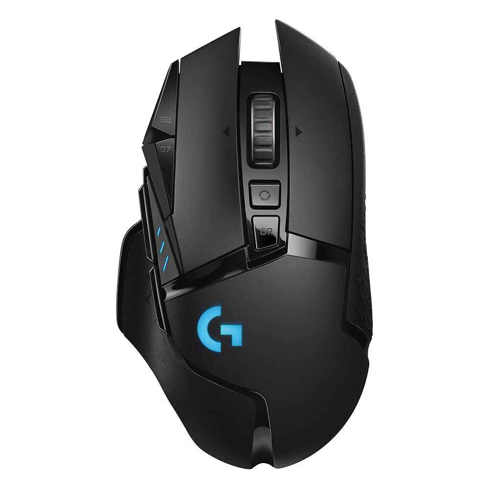 Logitech G502 Lightspeed Wireless Gaming Mouse with Hero 25K Sensor - Black