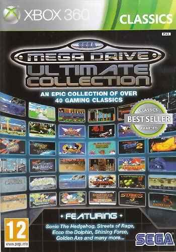 Sega Mega Drive Ultimate Collection Classics Xbox 360