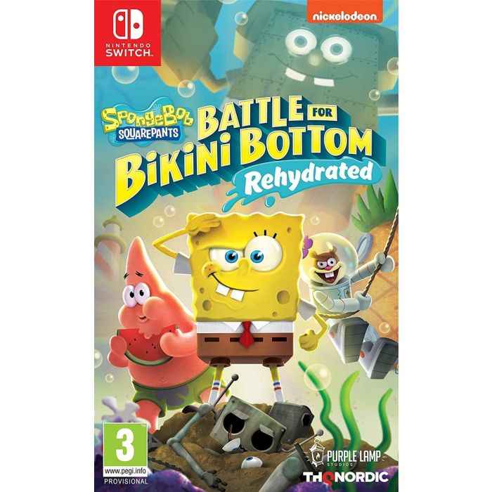 Spongebob SquarePants Battle for Bikini Bottom Rehydrated Switch