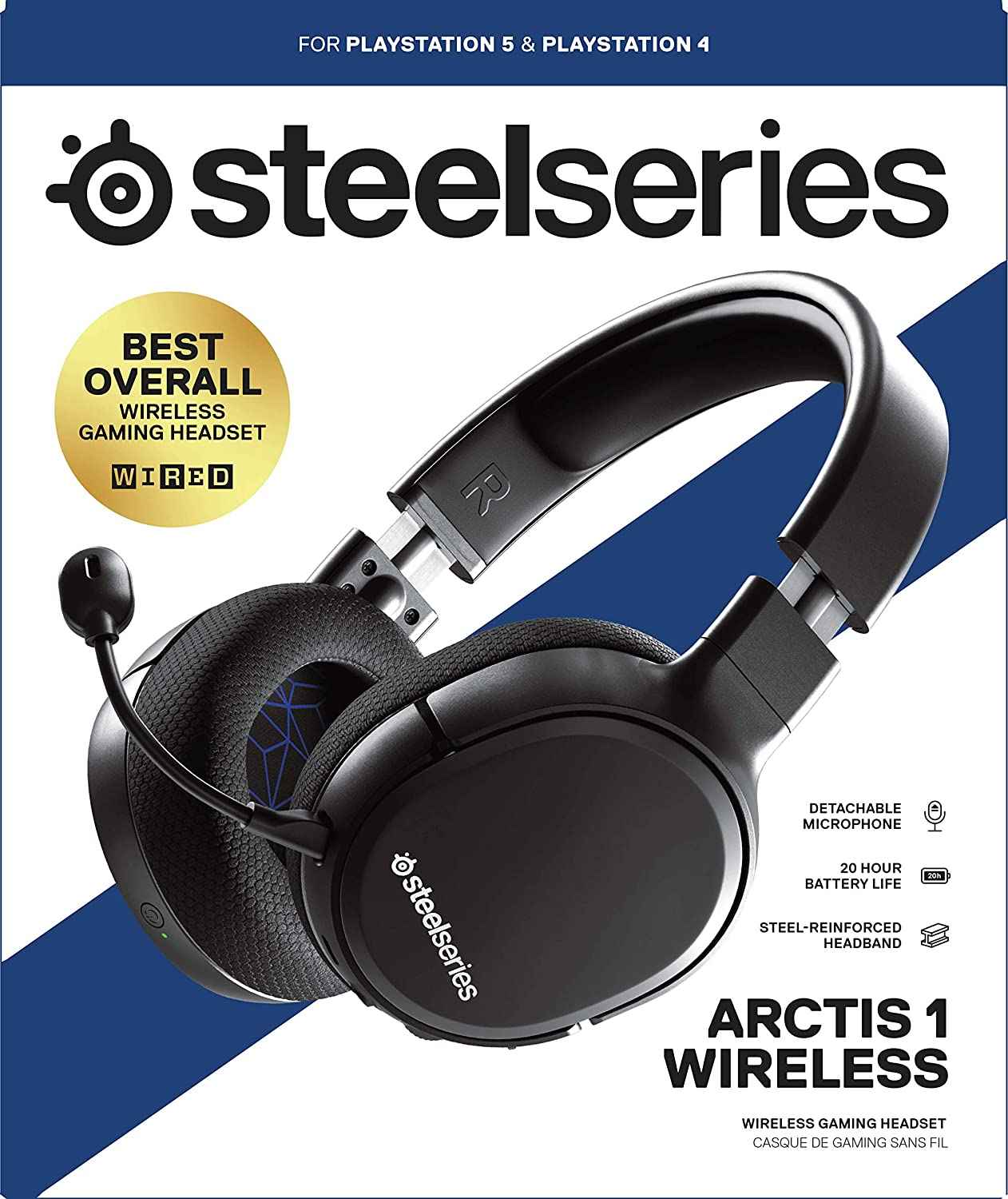 SteelSeries Arctis 1 Wireless Gaming Headset - Black