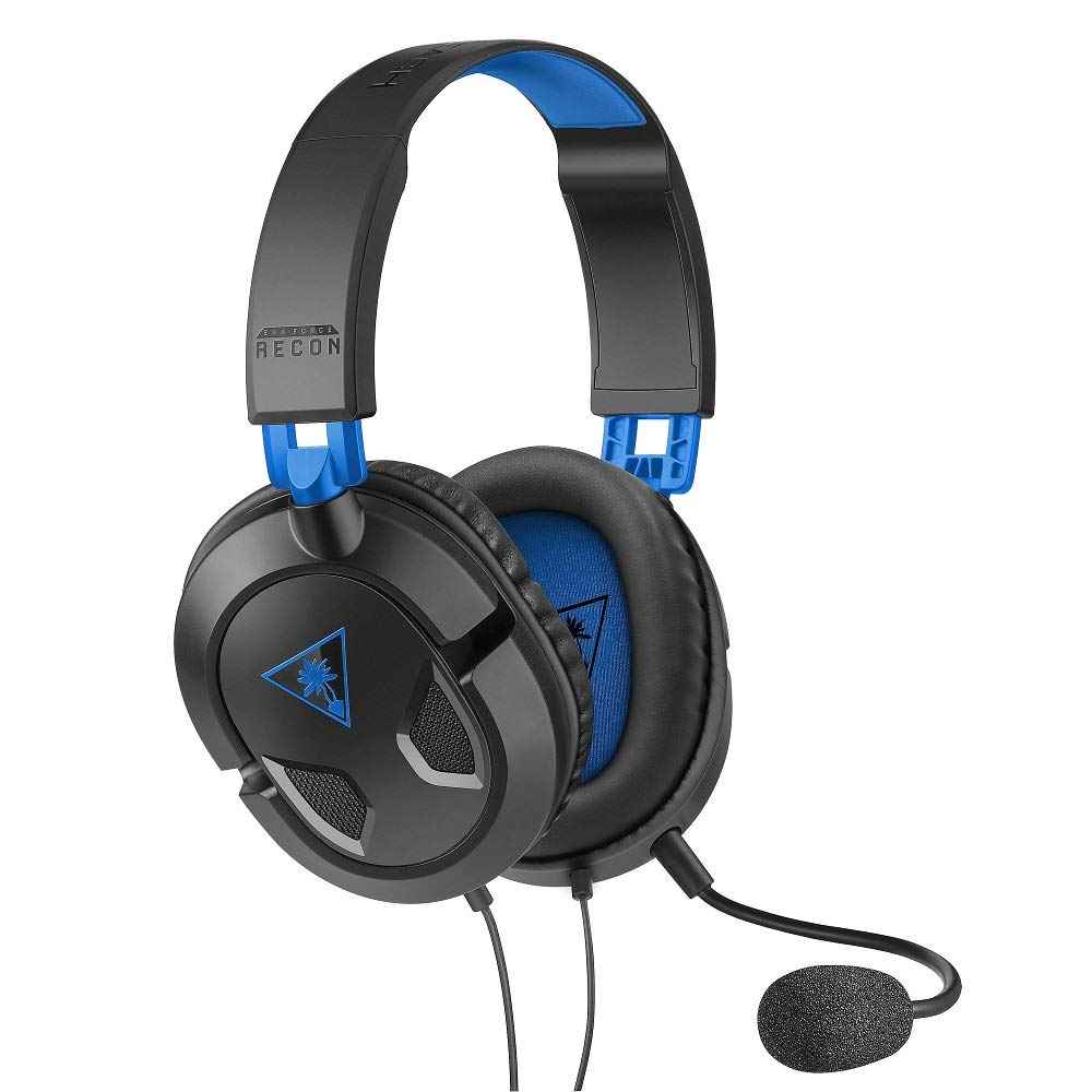 Turtle Beach Ear Force Recon 50P Stereo Gaming Headset, Blue (PlayStation 4)