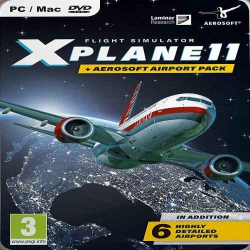 X-Plane 11 and Aerosoft Airport Collection PC DVD