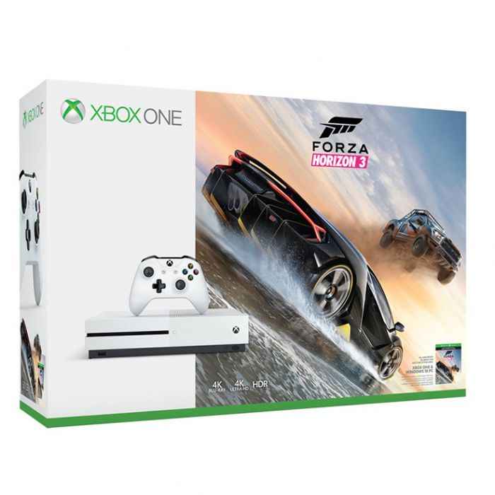 Xbox One 1TB White Forza Horizon 3 Bundle with 3 Months Live Gold Membership