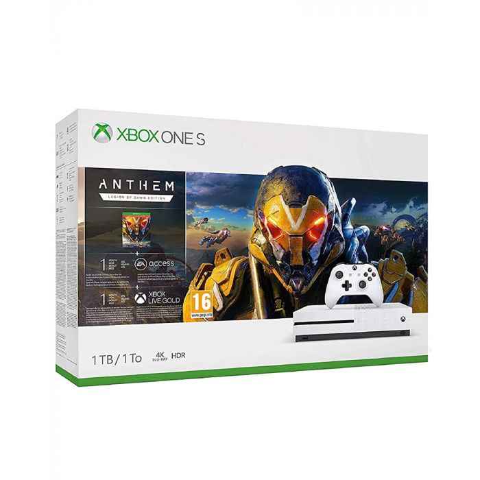 Xbox One S 1TB Anthem Bundle