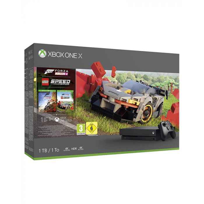 Xbox One X 1TB Console & Forza Horizon 4 LEGO Speed Bundle