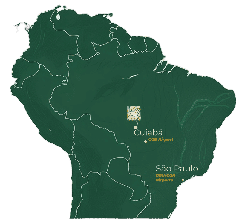 Mapa de Localização do Jardim da Amazônia
