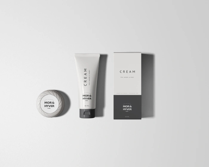 Cosmetics Packaging Set Mockup 1