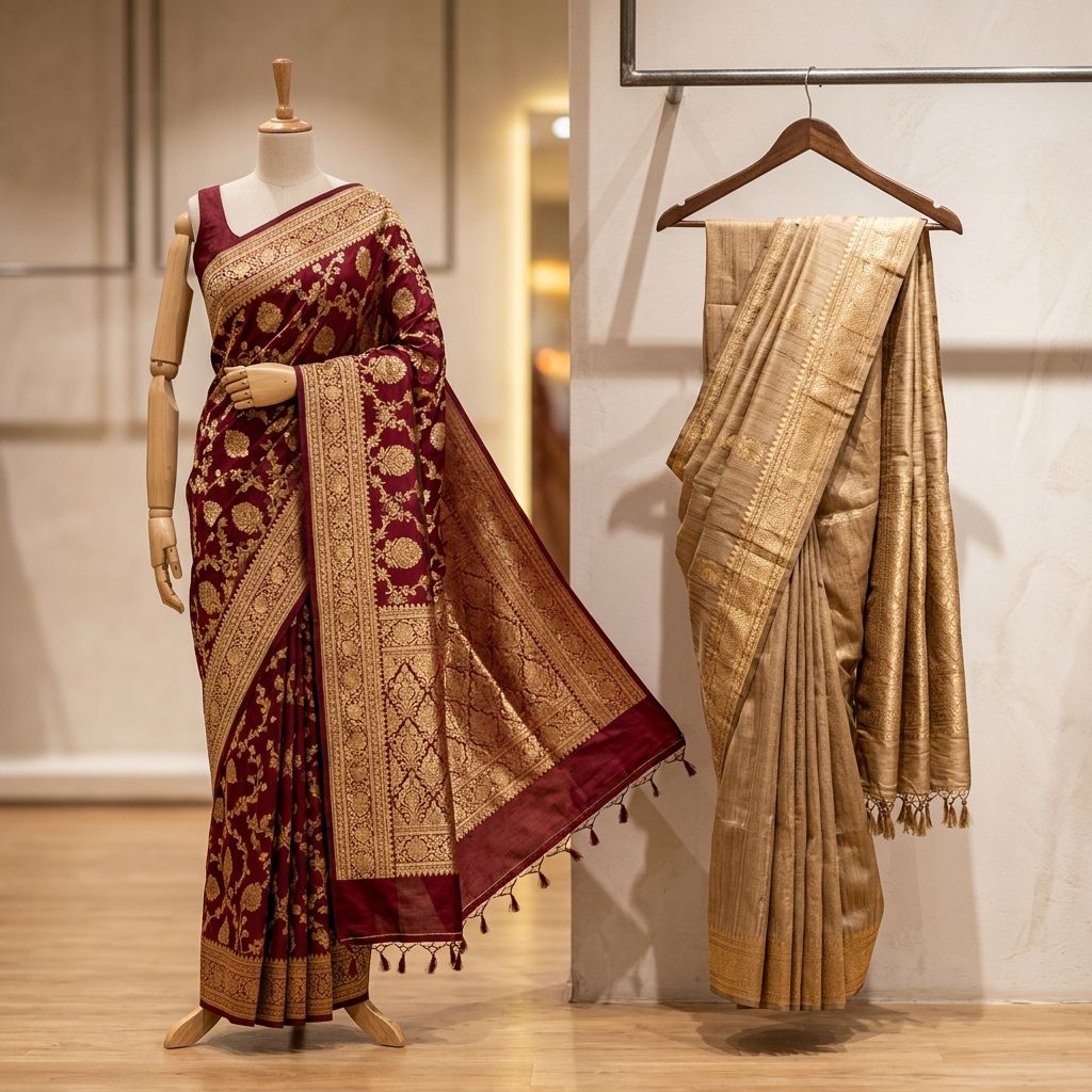 Cotton & Handloom Sarees - Clothing Category in Bihar