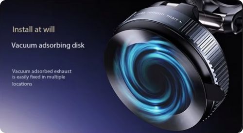 Vacuum Lock: vacuum adsorbing disk for instant install