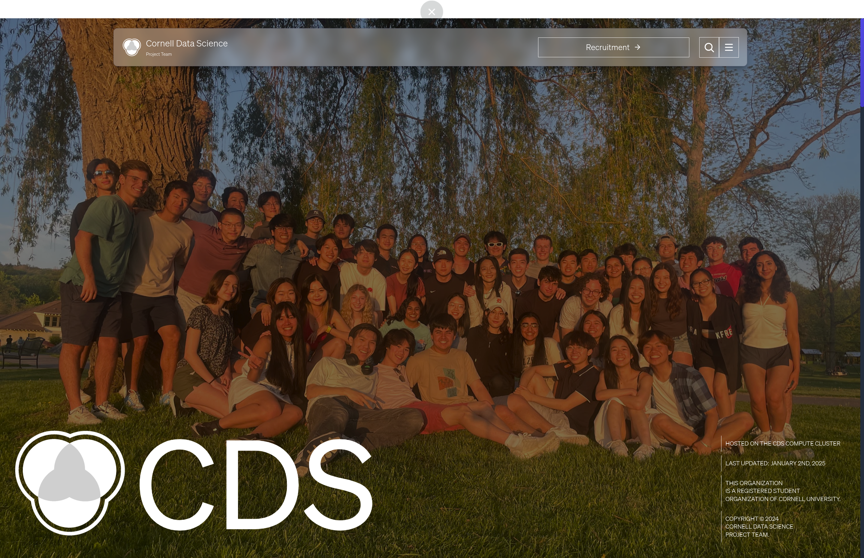 Cornell Data Science website
