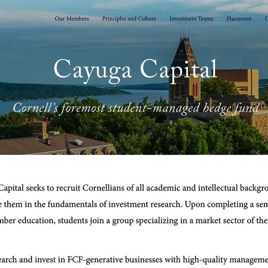 Thumbnail image of Cayuga Capital