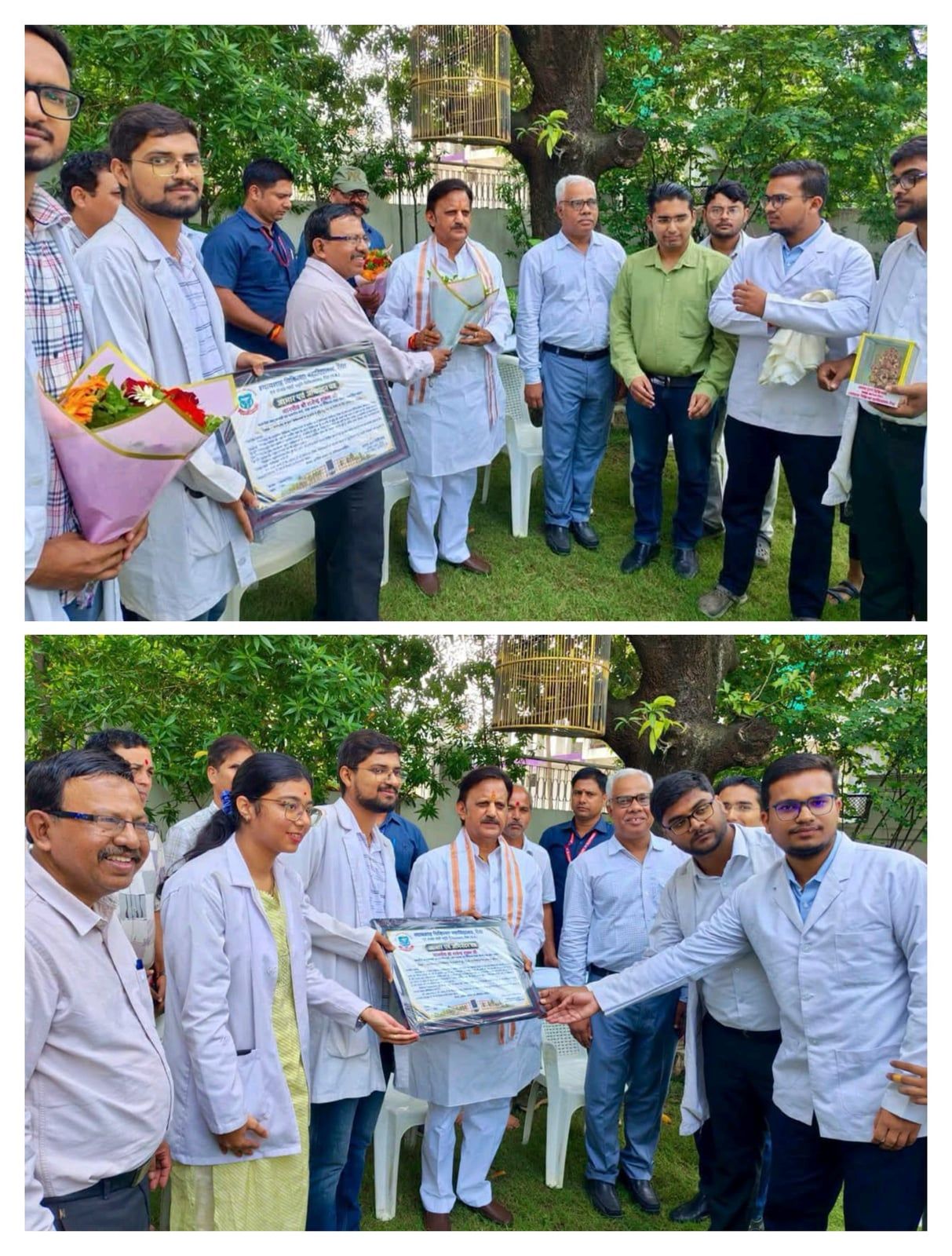 स्टाइपेंड वृद्धि के फैसले से इंटर्न डॉक्टरों में खुशी का माहौल, उपमुख्यमंत्री राजेंद्र शुक्ल से मिलकर जताया आभार