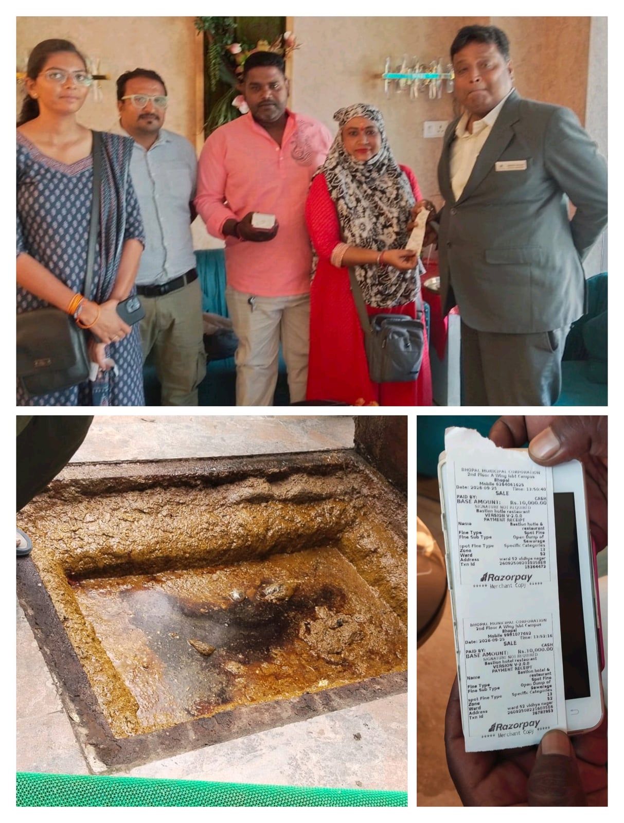 किचन वेस्ट सीवेज चेंबर में डालना होटल को पड़ा महंगा, नगर निगम ने लगाया 20 हजार का जुर्माना