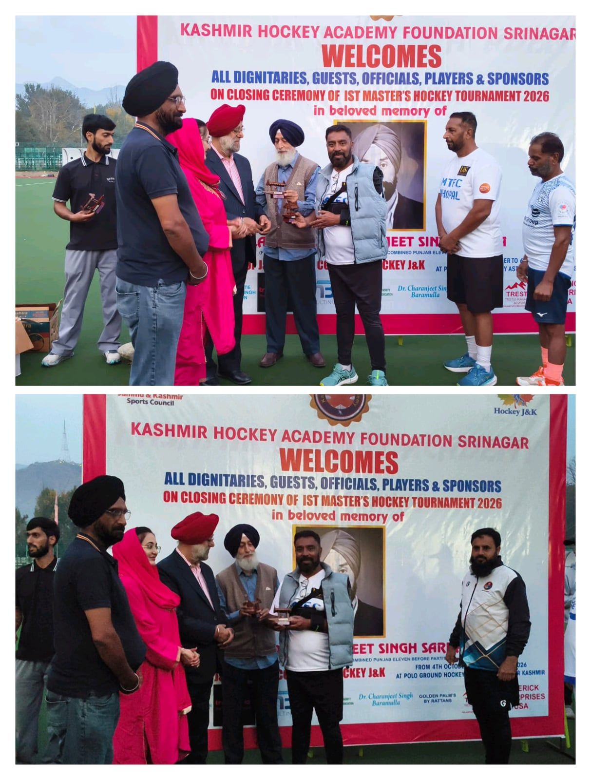 श्रीनगर में भोपाल का डंका: MTFC 50+ में चैंपियन, 40+ में उपविजेता; मयूर हॉस्पिटल के इमरान अहमद भी टीम का हिस्सा