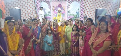 श्रीमद्भागवत कथा में श्रीकृष्ण-रुक्मिणी विवाह संपन्न, भक्तिमय हुआ माहौल