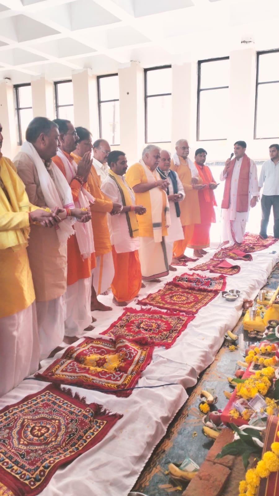 भाजपा जिला कार्यालय मुरैना में शारदीय नवरात्रि पर दुर्गा पाठ शुरू, नौ दिनों तक होगी विशेष आराधना