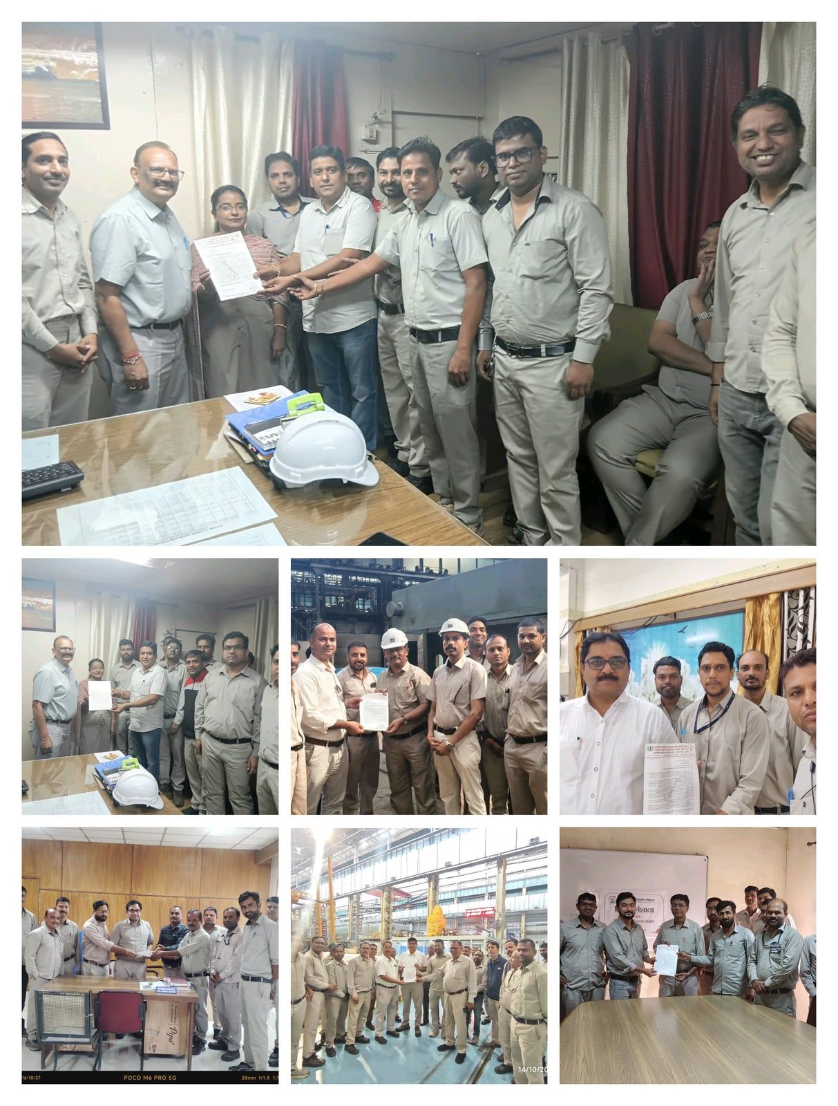 ऐबू–निफ्टू के नेतृत्व में सवा लाख रुपये एसआईपी बोनस के लिए बीएचईएल कर्मचारियों की मुहिम तेज