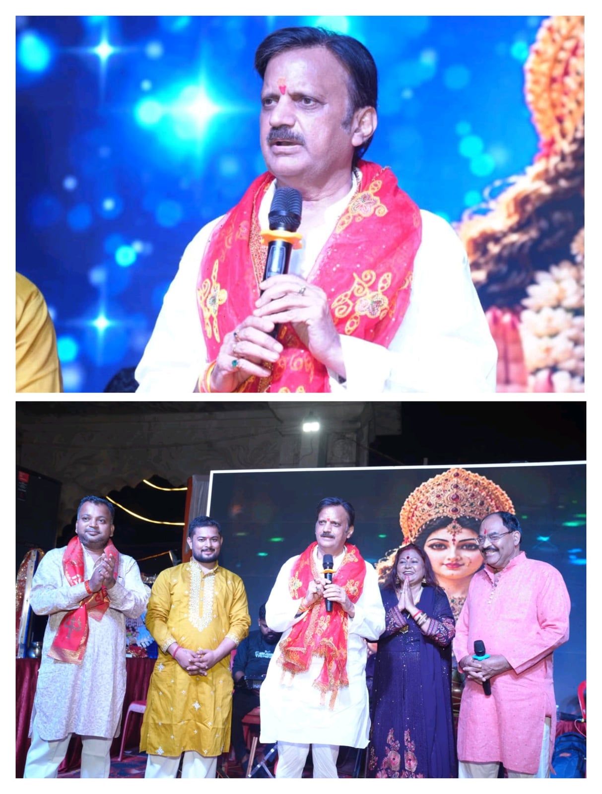 महाष्टमी पर मां कालिका के दरबार में पहुंचे उप मुख्यमंत्री राजेंद्र शुक्ल, भगवती जागरण में शामिल होकर प्रदेश की सुख-समृद्धि की कामना की